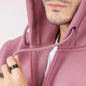Men Comfortable <b>Zip</b> <b>Hoodie</b> for Home and Outdoor Wear Men Stylish Zipper <b>Hoodie</b> with Front Pouch <b>Pockets</b> - Product Image 4