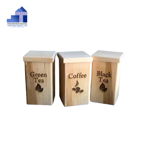 Boîte exclusive en bois non toxique la plus vendue pour garder le café frais et aromatique de VN Factory Wholesale Only - Product Image 1