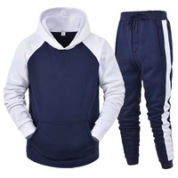 Grosir Setelan Olahraga Fleece Unisex 100% Katun Berkualitas Tinggi untuk Dewasa Desain Kustom Pola Solid Harga Murah Musim Dingin