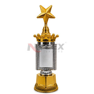 ราคาขายส่งจากโรงงานโดยตรง ถ้วยรางวัลฟุตบอล NYLEX Golden Star พลาสติก พิมพ์โลโก้ตามสั่ง ทนทาน สำหรับขายออนไลน์ - Product Image 4