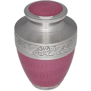 Custom Hand Finished Design Aluminium Metall Adult Urns Hersteller Custom Hand Finished Metal Urns für Asche