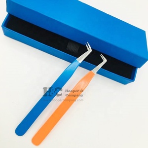 Pinzas de pestañas individuales de volumen, pinzas personalizadas para extensión de pestañas, pinzas de pestañas de etiqueta privada, embalaje personalizado, venta superior de visón - Product Image 5