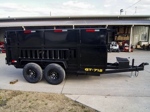 3ft เทรลเลอร์ไฮดรอลิกแบบยืดหยุ่น6K 7x12เพลารถดัมพ์พร้อมส่วนประกอบเกียร์แกนเกียร์สำหรับใช้ในฟาร์มรถเทรลเลอร์รับประกัน1ปี - Product Image 5