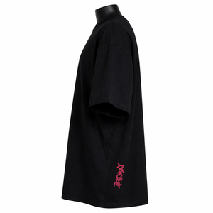 Camiseta Gráfica Negra Oversize Personalizada para Hombre, de Algodón Premium, Ajuste Holgado, Moda Urbana, Venta al por Mayor, Camiseta Estampada para Hombre - Product Image 4