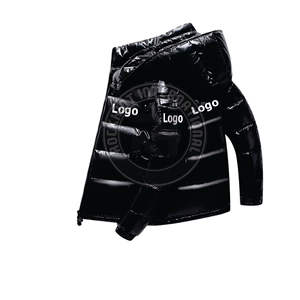 Chaqueta de Plumón Blanca Impermeable para Hombre, con Capucha, Material de Nailon - Product Image 6