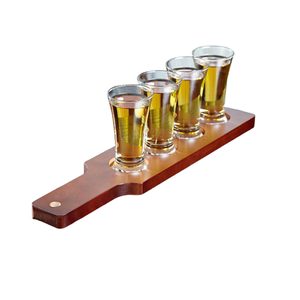 Portavasos de madera con 12 agujeros Diseño clásico Portavasos de vidrio de color marrón para proveedor mayorista - Product Image 6