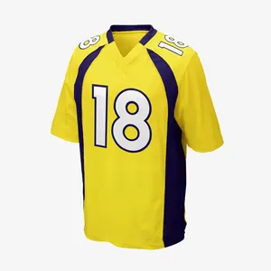 Design your owe American football jersey youth Customized plain practice American football jersey Best Quality
