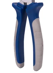 MRM 7" Linesman <b>Pliers</b> with Comfort Grips (TPR/PP Handle) Smooth Jaw Surface Industrial Grade - Product Image 3