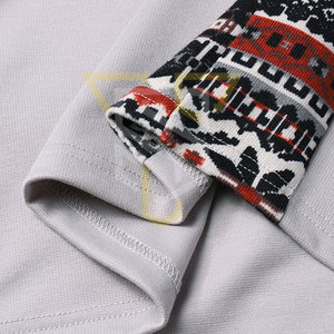 เสื้อยืดผู้ชายผ้าฝ้ายพิมพ์ลายดิจิทัลสไตล์ฮิปฮอปใส่สบาย - Product Image 3