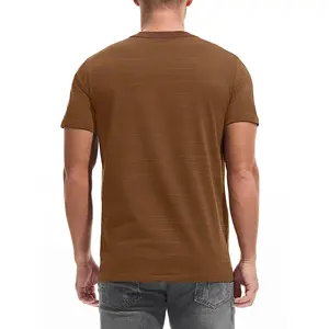 Camisetas de lujo personalizadas, Camiseta de algodón para hombre, ropa de calle, costilla de gran tamaño, cuello redondo, hombro caído, peso pesado, 280gsm - Product Image 6