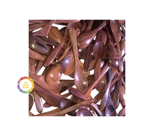 Cuchara de madera portátil ecológica, y restaurante para comedor juego de cocina, utensilios de cocina de madera Natural hechos a mano, cuchara desechable para servir - Product Image 1