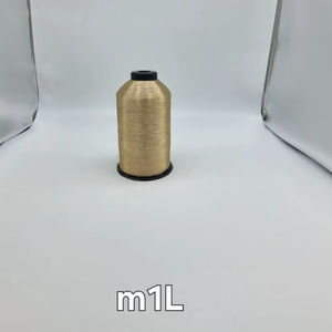 Fil à broder Zari durable pour l'industrie textile, multifonctionnel M1L, haute résistance à la traction, 110D, pour sari et costume - Product Image 3