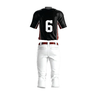 Custom High Quality Men's Baseball Uniform Set Printed Sportswear Jersey for Outdoor Sports for Adults - Product Image 2