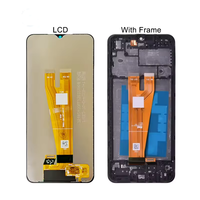 Untuk Penggantian Layar LCD Tinggi A04s/A04e yang Kompatibel, Garansi 1 Tahun, Layar Sentuh Digitizer LCD+Touch+Frame Original 100%