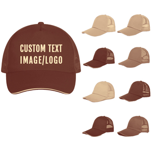 Gorras de Béisbol Unisex con Bordado 3D, Logotipo Personalizado, Gorra Ajustable con Cierre a Presión, Tela Vaquera de Lona, 100% Algodón, Casual, al por Mayor - Product Image 2