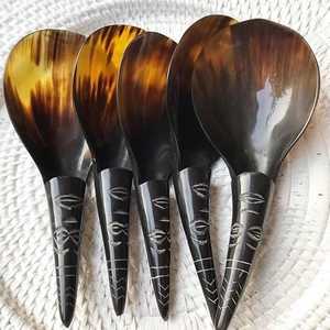 Cucharas de Cena/Café/Té Hechas a Mano, Modernas, Clásicas, Ecológicas, de Cuerno de Búfalo/Vaca, Tamaño Personalizado, Cubiertos de Cocina Indios para Bodas - Product Image 3