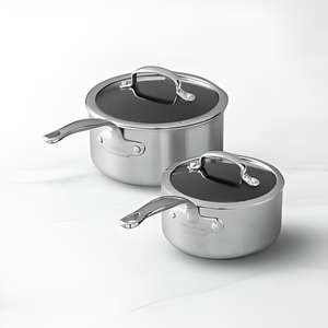 Casserole en acier martelé de qualité supérieure avec couvercle, poignée en laiton, bouton décoratif en forme d'oiseau, idéale pour la cuisine, le service, la maison, la cuisine, l'hôtel, ensemble - Product Image 3