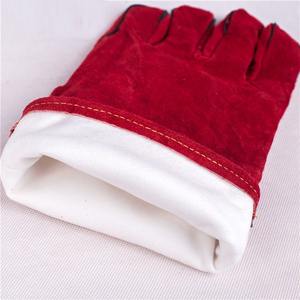 Protection Gants de soudage en cuir de sécurité dernière arrivée haute qualité nouveau style protection des mains en cuir synthétique Gants de soudage - Product Image 5