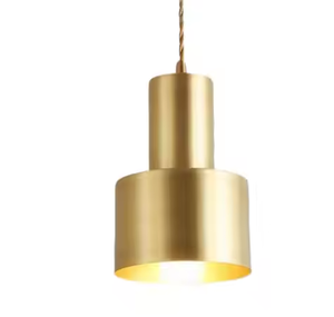 Azora Industries Lampes suspendues en métal et fer en forme de dôme Meilleures ventes Accessoires de décoration d'éclairage à la maison Lampes suspendues polies en or - Product Image 6