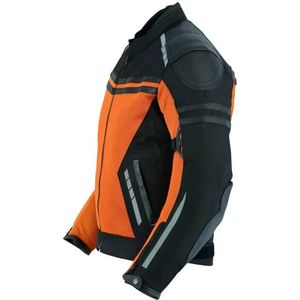 Outdoor Coated Codura Windproof Waterproof Breathable Reversible High Street Slim Fit <b>Stand</b> Collar Front Logo <b>Motorbike</b> Jacket - Product Image 5