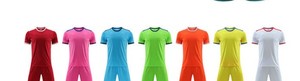 Maillots de football personnalisés imprimés, tenues de sport unisexes pour adultes, 100 % coton respirant, ensembles d'uniformes d'entraînement - Product Image 3