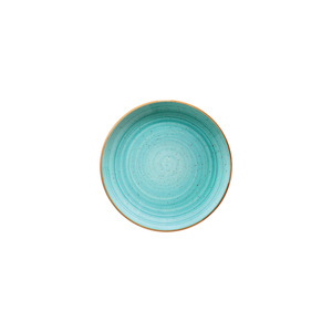 Plato Plano de Porcelana Bonna Aqua Gourmet de 25 cm - Diseño Turquesa Premium Moderno, Apto para Lavavajillas, Ideal para Fiestas - Product Image 1