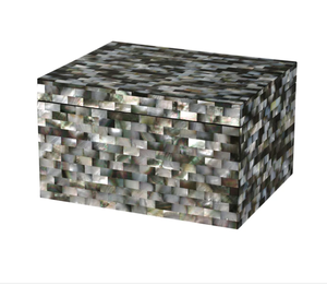 Fabricación de alta calidad Nuevo diseño de lujo Madre de perla Mosaiced Cremación Urna Mop urna hecha en Vietnam - Product Image 3