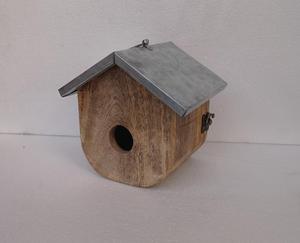 Nichoir en métal galvanisé et en bois - Product Image 3