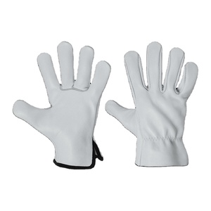 Guantes de Trabajo de Cuero de Cabra de Alta Resistencia, Guantes de Protección Personal Resistentes a la Abrasión para Jardinería - Product Image 3