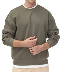 À la mode élégant basiques sweat pull à manches longues sport athlétique bases polaire pour homme 100% coton sweat homme blanc - Product Image 4