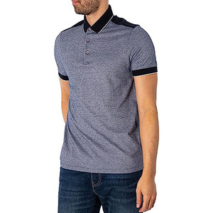 Camiseta de Golf de secado rápido de punto liso de corte regular para hombre, ropa deportiva informal de manga corta - Product Image 4