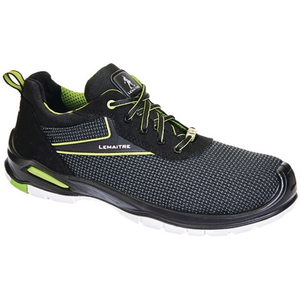 Chaussures de sécurité # # # #   Taille 44 W.L # # # #   Noir/Vert # # # #   LEMAITRE # # # #   Textile # # # #   S3 SRC ESD EN20345 - Product Image 2