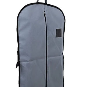 High Quality Black Grey Non-Woven <b>Coat</b> Protector Zipper Closure <b>Dust</b>-Proof Breathable Garment Cover Tote Foldable Organizer - Product Image 1