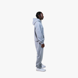 Ensemble de survêtement en tissu épais et chaud, logo personnalisé, streetwear, OEM ODM en gros - Product Image 2