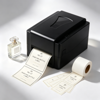 Imprimante à ruban de transfert thermique tendance 2026, imprimante d'étiquettes à transfert thermique, machine d'impression d'étiquettes pour flacons de parfum