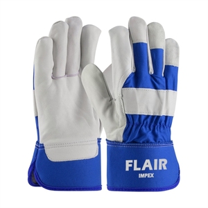 ถุงมือนิรภัยหนังแท้สำหรับคนงานถุงมือทำงานระดับมืออาชีพทนทานต่อความร้อน - Product Image 1