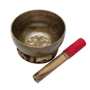 Cuenco tibetano de Yoga martillado, cuenco de Yoga de forma redonda de latón puro, cuenco de Yoga de curación y meditación con sonido a la venta - Product Image 3