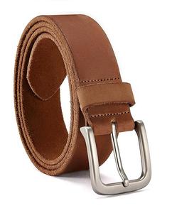 Hot Selling Customizable Genuine Leather <b>Belts</b> Western Style with Steel for <b>Buckle</b> Available Sizes-Wholesale <b>Cowboy</b> Formal Leath - Product Image 1