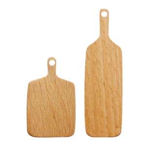 Ensemble de 3 planches à découper en bois d'acacia, différentes tailles pour diverses tâches de préparation alimentaire, logo personnalisé directement en usine - Product Image 1