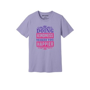 Kindness Themes Print 100%cotton Fabric T-shirt 160-180 to Heavy GSM 12 Color Available Customized Your Own Design & Placement - Product Image 6