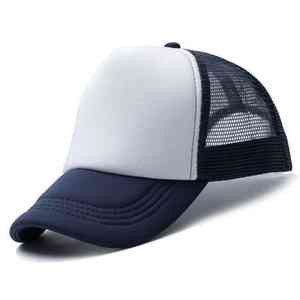 Casquette de camionneur en maille respirante à 5 panneaux, logo personnalisé, casquette snapback en gros - Product Image 3