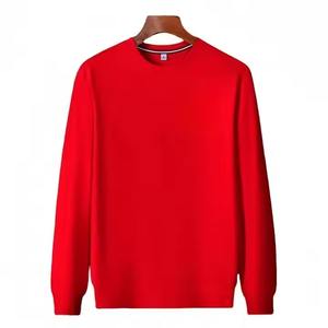 Sweat à capuche à col rond brodé de haute qualité sweat-shirt pour homme unisexe Logo personnalisé 100% coton sweat-shirt à col rond vierge Vintage - Product Image 4