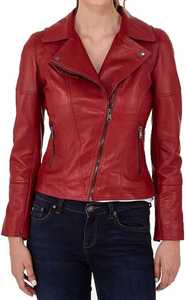 Nouvelle arrivée de vestes en cuir véritable pour femmes, conception d'impression de mode personnalisée, approvisionnement en gros à bas prix en vrac - Product Image 6