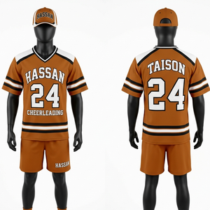 Camiseta de Práctica de Porristas para Hombre, 150 GSM, Malla de Poliéster Premium, Amarillo y Azul, Paneles Laterales en los Hombros, Impresión por Sublimación Personalizada - Product Image 6