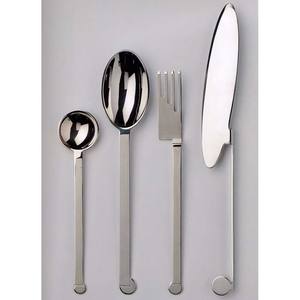 ชุดช้อนส้อมมีดอาหารเย็นเครื่องเงินช้อนสแตนเลสชุดเครื่องใช้บนโต๊ะอาหาร - Product Image 5