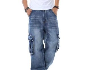 Jean homme 2025 Meilleure vente Jeans homme Pantalons en jean à vendre Denim Nouvelle qualité supérieure Mode décontractée Déchiré Bleu - Product Image 4