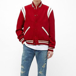 Veste d'université personnalisée en gros de qualité supérieure vestes d'équipe de football américain en gros et veste d'université personnalisée - Product Image 3