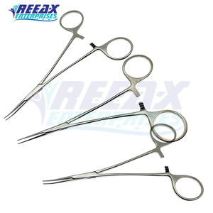 Reeax คีมหนีบล็อคห้ามเลือด14ซม. 16ซม. คีมผ่าตัดพื้นฐานของเครื่องมือผ่าตัด - Product Image 5