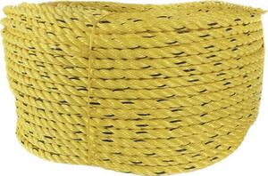 Australie Parramatta/Telstra Factory Direct 6mm X 250m Corde en polypropylène bleu/jaune Cordes vierges à 3 brins 6mm X 250m - Product Image 5