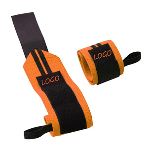 Muñequera de entrenamiento de gimnasia rosa y negra personalizada, envolturas protectoras de manos para levantamiento de pesas ajustables con tiras - Product Image 6